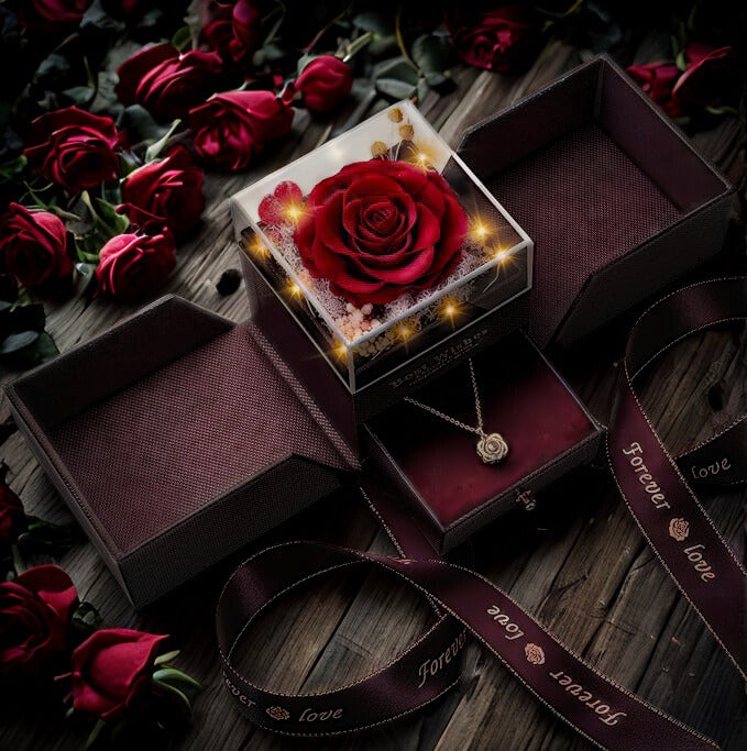 Forever Rose with Necklace