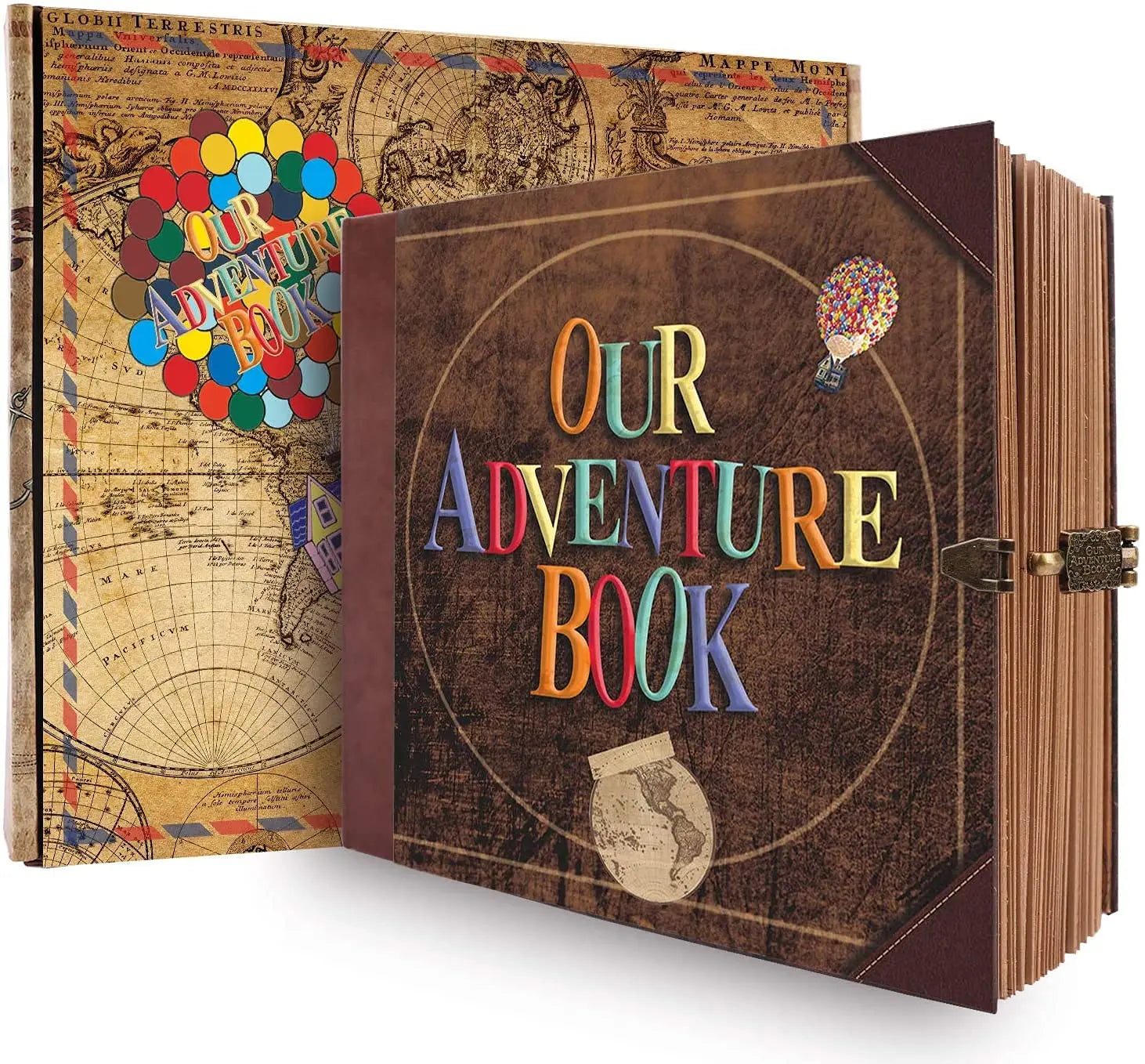 146 Page Scrapbook Our Adventure Book Retro(Handmade Photo Album)